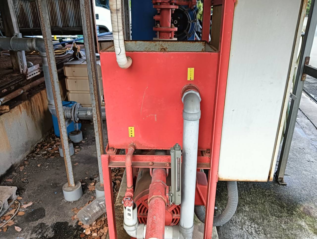 伊丹市某所消火ポンプ呼水槽取替工事